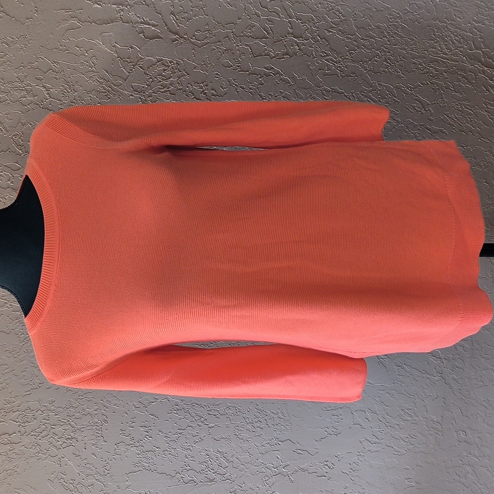 Talbot's Women's Petite Long Sleeve Tunic Orange Size P Small